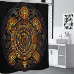 Polynesian Sea Turtle Print Premium Shower Curtain