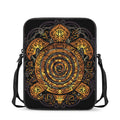 Polynesian Sea Turtle Print Rectangular Crossbody Bag