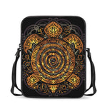 Polynesian Sea Turtle Print Rectangular Crossbody Bag