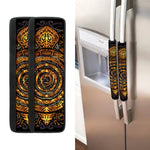 Polynesian Sea Turtle Print Refrigerator Handle Covers