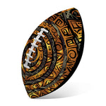 Polynesian Sea Turtle Print Rugby Ball