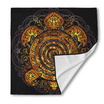 Polynesian Sea Turtle Print Silk Bandana