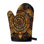 Polynesian Sea Turtle Print Single Oven Mitt
