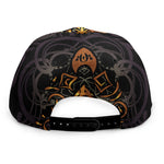 Polynesian Sea Turtle Print Snapback Cap