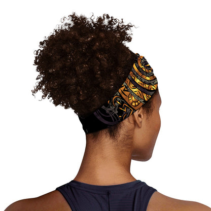 Polynesian Sea Turtle Print Sports Headband