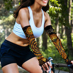 Polynesian Sea Turtle Print Sun Protection Arm Sleeves