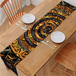Polynesian Sea Turtle Print Table Runner