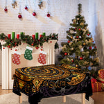 Polynesian Sea Turtle Print Tablecloth