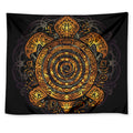 Polynesian Sea Turtle Print Tapestry