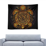 Polynesian Sea Turtle Print Tapestry