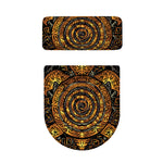Polynesian Sea Turtle Print Toilet Lid And Tank Cover Set