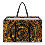 Polynesian Sea Turtle Print Utility Tote Bag