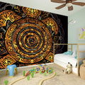 Polynesian Sea Turtle Print Wall Sticker