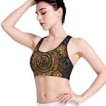 Polynesian Sea Turtle Print Women's Sports Bra