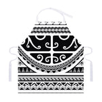 Polynesian Tribal Tattoo Pattern Print Adjustable Apron