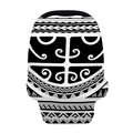 Polynesian Tribal Tattoo Pattern Print Baby Seat Cover
