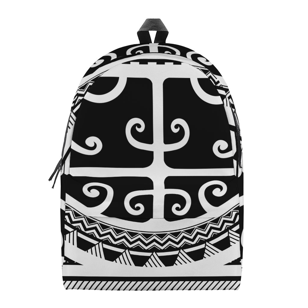 Polynesian Tribal Tattoo Pattern Print Backpack