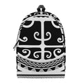 Polynesian Tribal Tattoo Pattern Print School Backpack