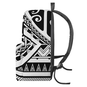 Polynesian Tribal Tattoo Pattern Print Backpack