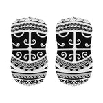 Polynesian Tribal Tattoo Pattern Print Bar Stool Covers