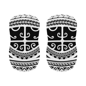 Polynesian Tribal Tattoo Pattern Print Bar Stool Covers