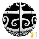 Polynesian Tribal Tattoo Pattern Print Basketball