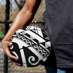 Polynesian Tribal Tattoo Pattern Print Basketball
