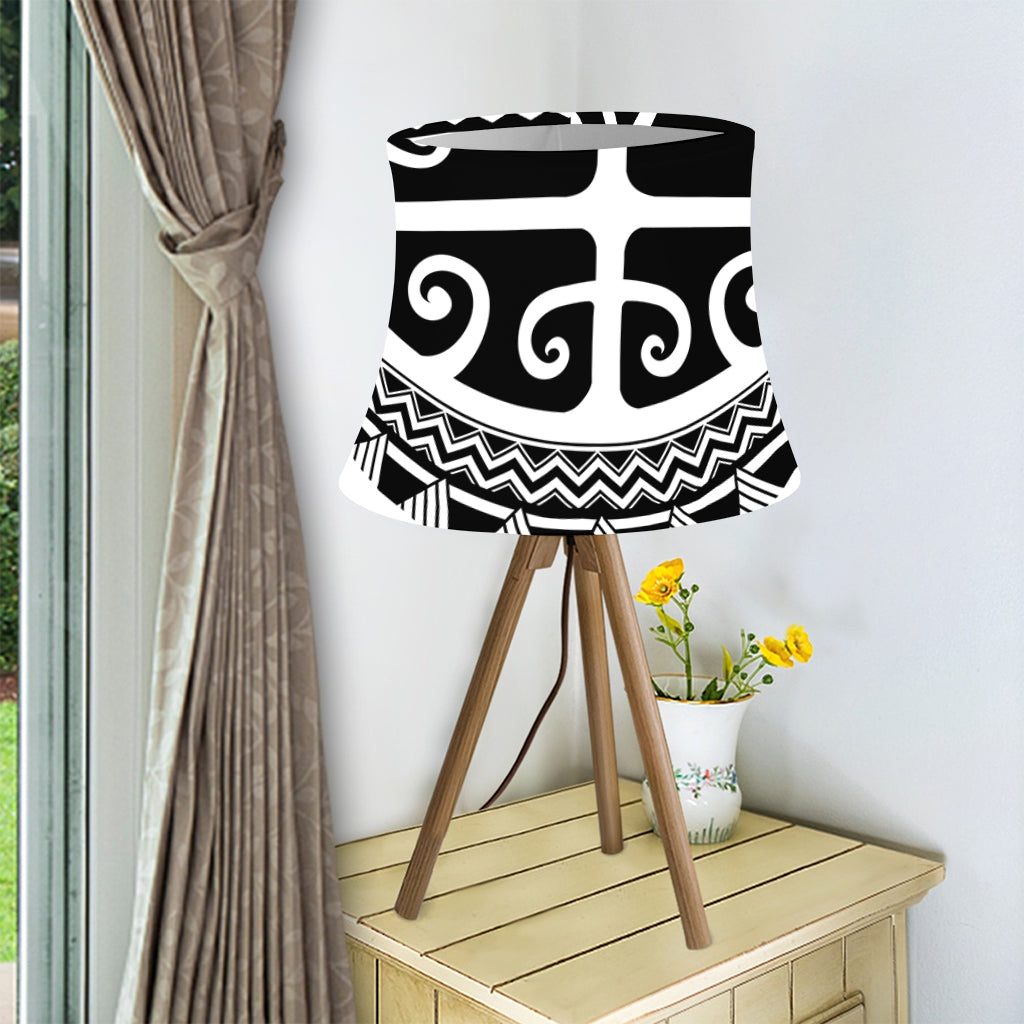 Polynesian Tribal Tattoo Pattern Print Bell Lamp Shade