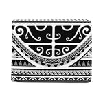 Polynesian Tribal Tattoo Pattern Print Bifold Wallet