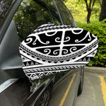 Polynesian Tribal Tattoo Pattern Print Car Side Mirror Covers