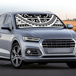 Polynesian Tribal Tattoo Pattern Print Car Windshield Sun Shade