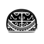 Polynesian Tribal Tattoo Pattern Print Coin Purse