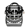 Polynesian Tribal Tattoo Pattern Print Diaper Bag