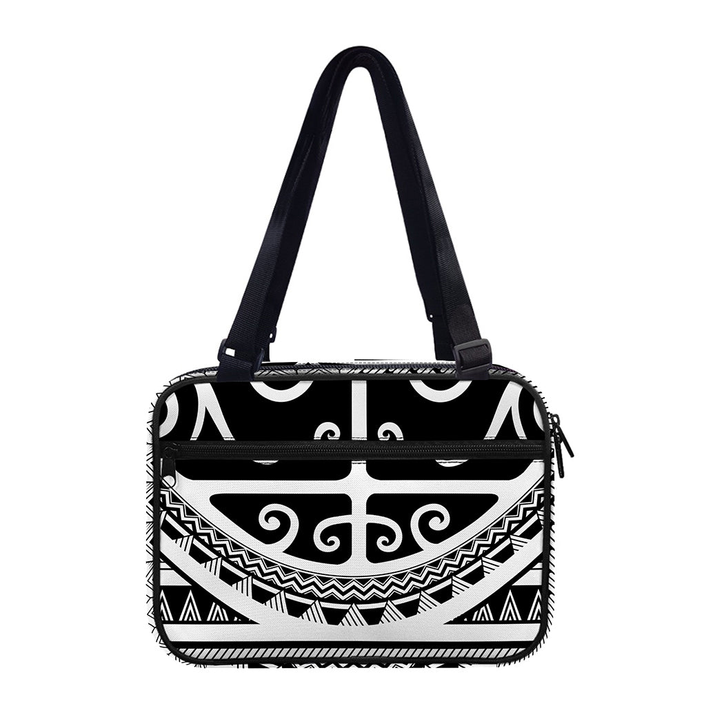 Polynesian Tribal Tattoo Pattern Print Double Strap Bible Bag