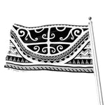 Polynesian Tribal Tattoo Pattern Print Flag