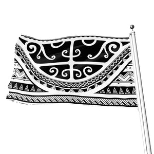 Polynesian Tribal Tattoo Pattern Print Flag