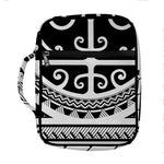 Polynesian Tribal Tattoo Pattern Print Front Pocket Bible Bag