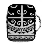 Polynesian Tribal Tattoo Pattern Print Front Pocket Bible Bag