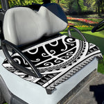 Polynesian Tribal Tattoo Pattern Print Golf Cart Seat Cover