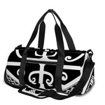 Polynesian Tribal Tattoo Pattern Print Gym Bag