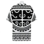 Polynesian Tribal Tattoo Pattern Print Hawaiian Shirt