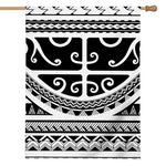 Polynesian Tribal Tattoo Pattern Print House Flag