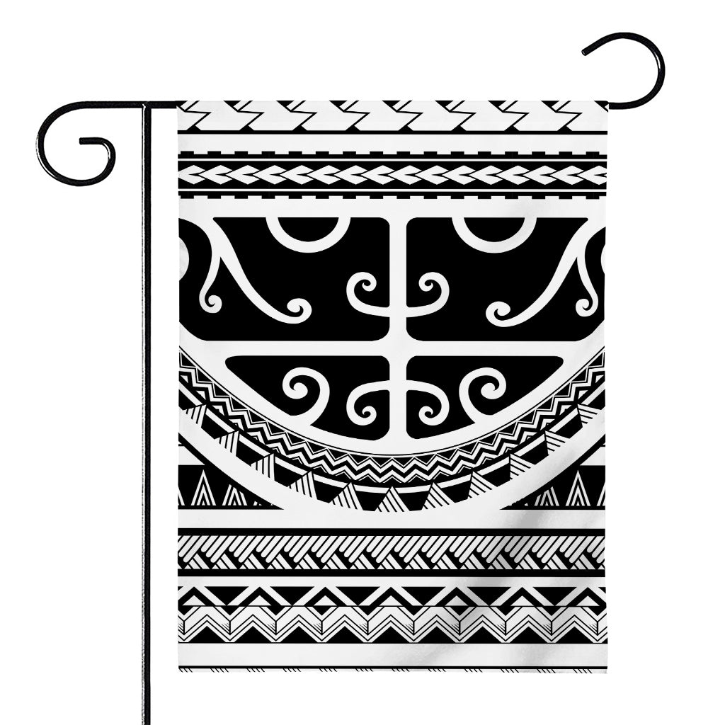 Polynesian Tribal Tattoo Pattern Print House Flag