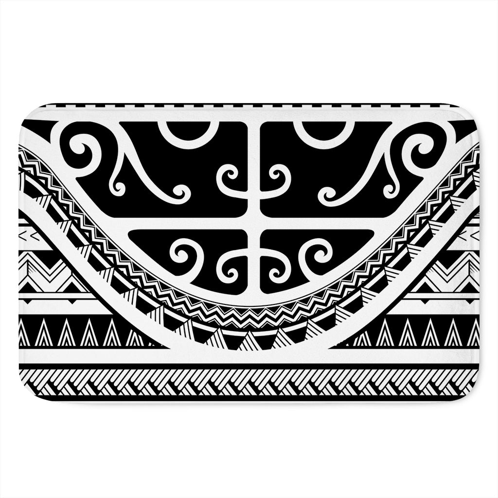 Polynesian Tribal Tattoo Pattern Print Indoor Door Mat