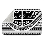 Polynesian Tribal Tattoo Pattern Print Indoor Door Mat