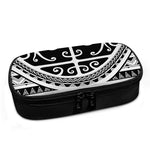 Polynesian Tribal Tattoo Pattern Print Insulin Cooler Travel Case