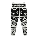 Polynesian Tribal Tattoo Pattern Print Jogger Pants