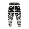 Polynesian Tribal Tattoo Pattern Print Jogger Pants