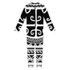 Polynesian Tribal Tattoo Pattern Print Jumpsuit