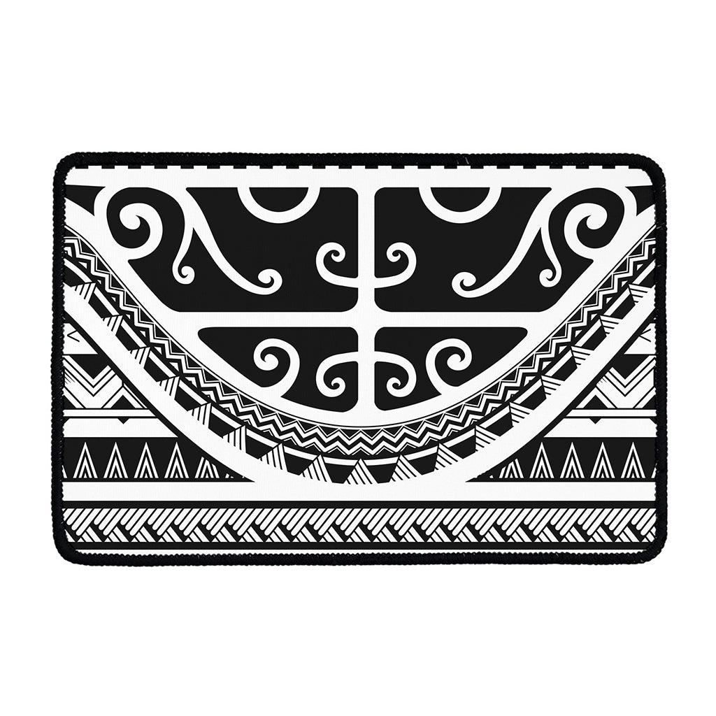 Polynesian Tribal Tattoo Pattern Print Kitchen Mat
